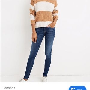 Madewell Teddy Sweater Camel-size medium $110 new